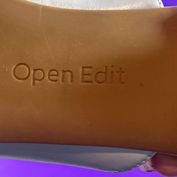 Open Edit Women's Baby Blue Kristina Pointed Toe Mule Shoe Size 7.5-NEW - Picture 9 of 10